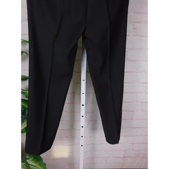 Men's Slim Black Dress Pants - Picture 6 of 12